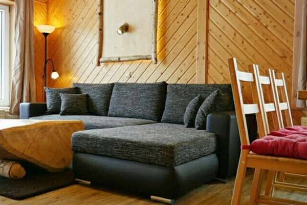 Sofalandschaft der Ferienwohnung L�wenzahn
