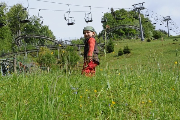 Hasenhorn Coaster Bahn (Sommerrodelbahn) und Erlebnis Wanderweg fr Kinder