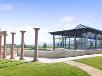 Villa Urbana im Panorama in Heitersheim (Bildnachweis: Gemeinde Heitersheim, Fotograf: Christoph Eberle)