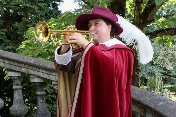 Trompeterin Copyright: (Stadt Bad S�ckingen, Tourismus- und Kulturamt)